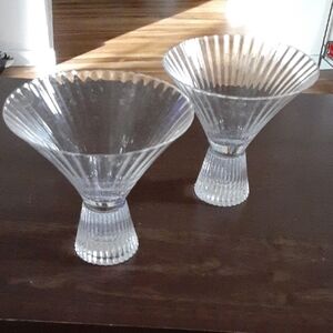 Elegant Clear Cocktail Glass Set